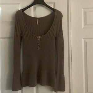 Free People scoop neck sweater